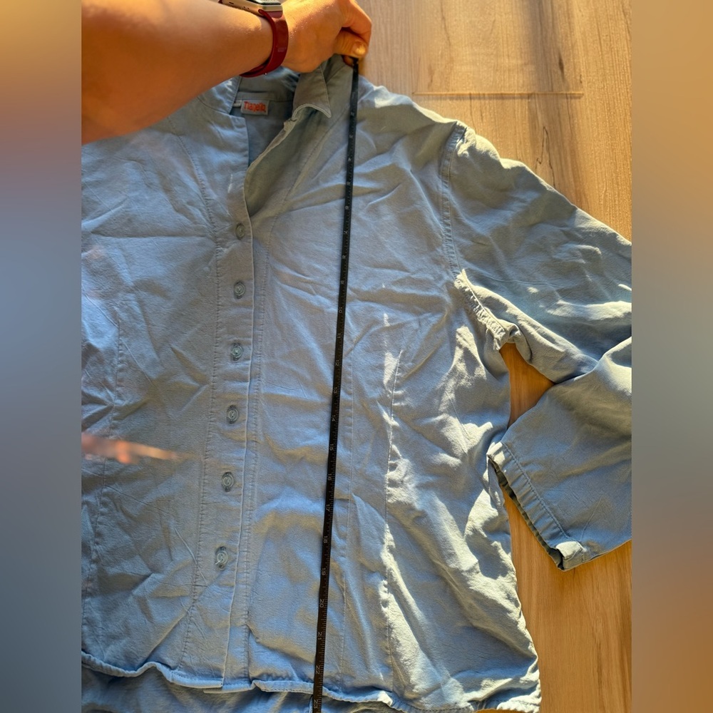 Tianello Light Blue Button Down Shirt - Picture 6 of 7